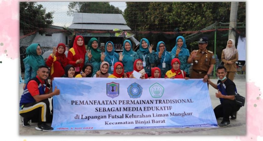 PKM Pemanfaatan Permainan Tradisional Sebagai Media Edukatif di Kecamatan Binjai Barat